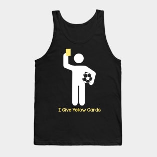 Referee Yellow Card Tank Top